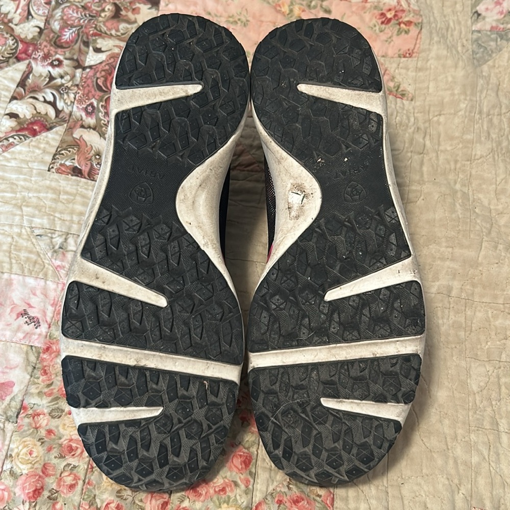 Ariat Women's Floral Black and Pink Sneakers - Picture 3 of 4